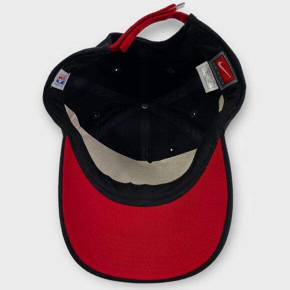 VINTAGE Miami Heat Nike Hat Cap Mens Black NBA Adjustable One Size NOS RARE NEW - Picture 6 of 8